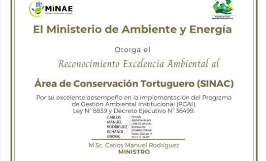 Reconocimiento a la excelencia ambiental