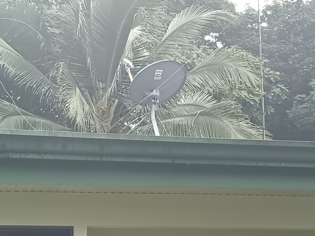 Antena para Internet satelital